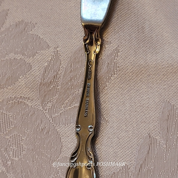 rare!8ONEIDA Mozart lot of 8 butter knives stainless steel luxury high quality - Picture 13 of 14